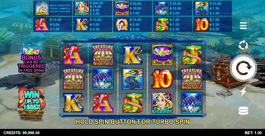 Mermaids Millions tema